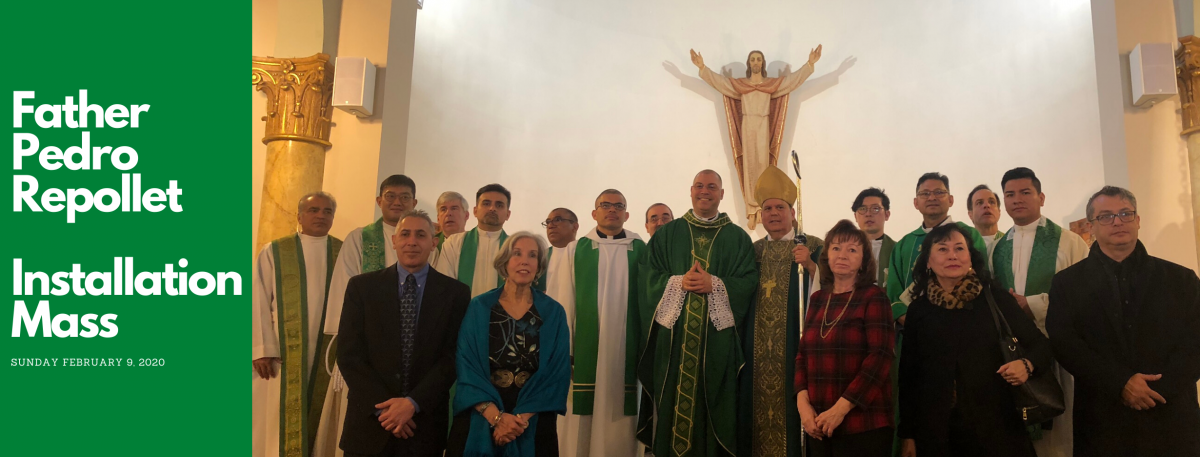 Read more about the article Installation Mass – Father Pedro Repollet